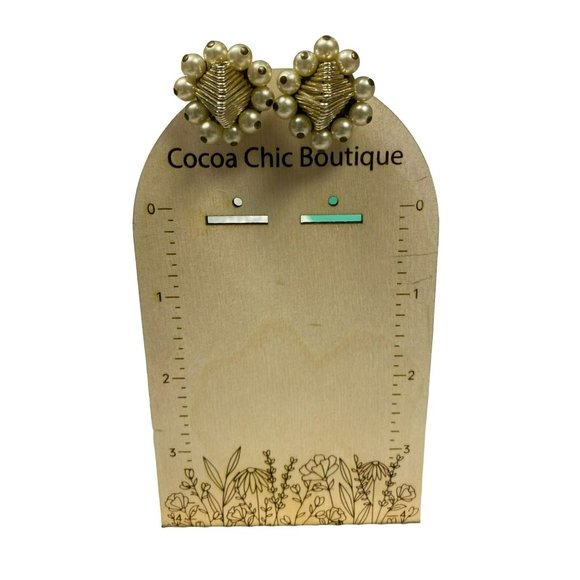 2 Pair Vintage Brutalist Clip on Earrings - one Silver tone dangle, one Silver t - Picture 3 of 5